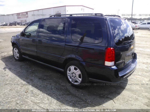 1GNDV23L56D156869 - 2006 CHEVROLET UPLANDER LS BLUE photo 3