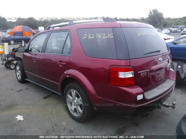 1FMZK03146GA47629 - 2006 FORD FREESTYLE LIMITED RED photo 3