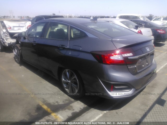 JHMZC5F32JC004921 - 2018 HONDA CLARITY TOURING BLACK photo 3