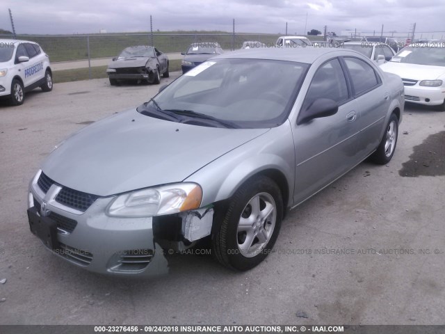 1B3EL46X95N647498 - 2005 DODGE STRATUS SXT GREEN photo 2