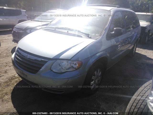 2A4GP54L86R756020 - 2006 CHRYSLER TOWN & COUNTRY TOURING GRAY photo 2