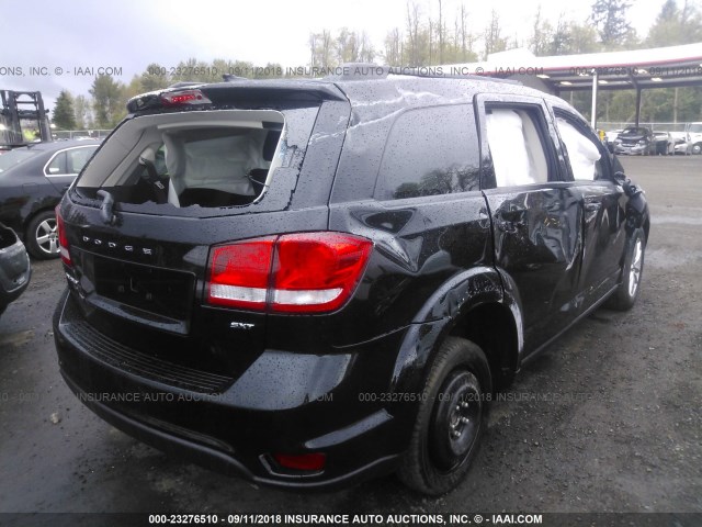 3C4PDCBB2JT189189 - 2018 DODGE JOURNEY SXT BLACK photo 4