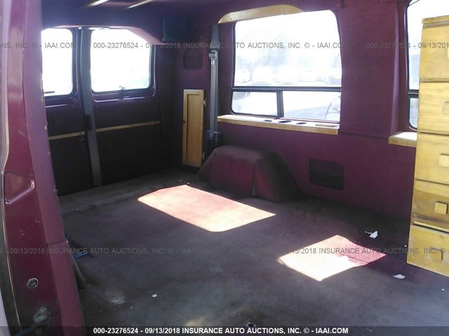 2B6HB21Y3VK566810 - 1997 DODGE RAM VAN B2500 BURGUNDY photo 8