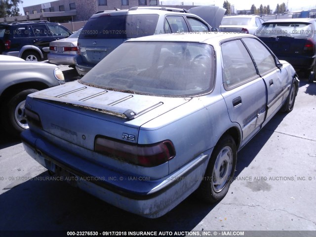 JH4DB1546LS004168 - 1990 ACURA INTEGRA RS BLUE photo 4