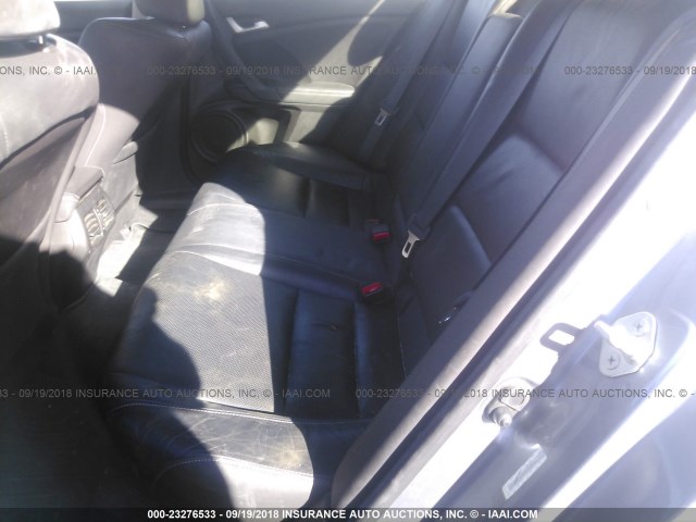 JH4CU2F60CC024728 - 2012 ACURA TSX TECH SILVER photo 8