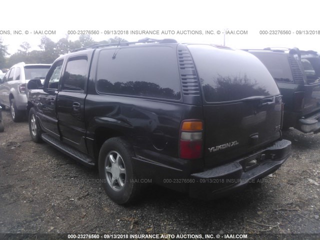 1GKFK66U31J218614 - 2001 GMC DENALI XL K1500 BLACK photo 3