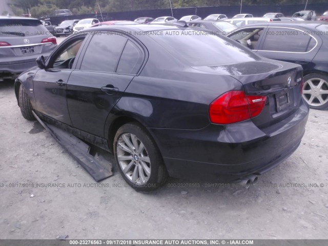 WBAPK5C50BA993572 - 2011 BMW 328 XI SULEV BLACK photo 3