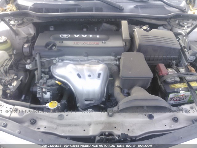 4T1BE46K08U743929 - 2008 TOYOTA CAMRY CE/LE/XLE/SE CREAM photo 10