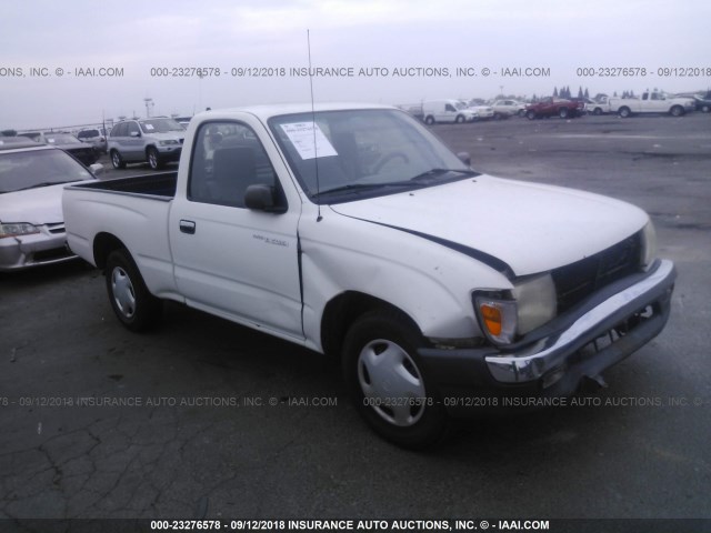 4TANL42NXXZ542611 - 1999 TOYOTA TACOMA WHITE photo 1