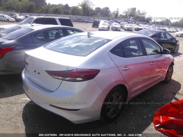 5NPD84LF2JH302668 - 2018 HYUNDAI ELANTRA SEL/VALUE/LIMITED SILVER photo 4