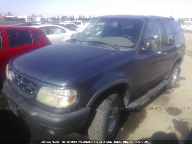 1FMYU22E5XUC79956 - 1999 FORD EXPLORER BLUE photo 2