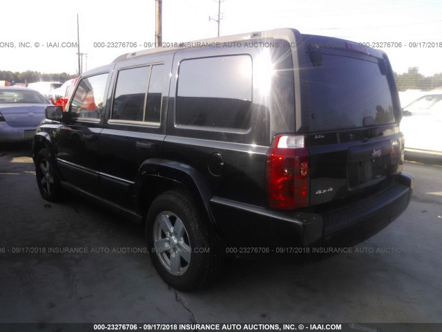 1J8HG48K76C173896 - 2006 JEEP COMMANDER შავი ფოტო 3