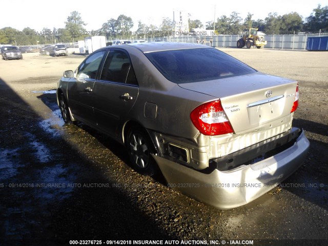 4T1BE32K22U032384 - 2002 TOYOTA CAMRY LE/XLE/SE Qəhvəyi foto 3