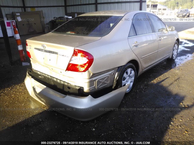 4T1BE32K22U032384 - 2002 TOYOTA CAMRY LE/XLE/SE Qəhvəyi foto 4
