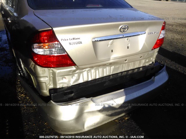 4T1BE32K22U032384 - 2002 TOYOTA CAMRY LE/XLE/SE Qəhvəyi foto 6