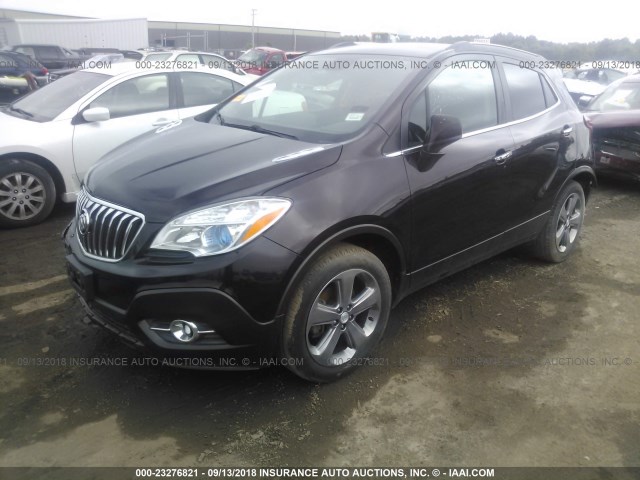 KL4CJBSB8DB179915 - 2013 BUICK ENCORE CONVENIENCE 栗色 照片 2