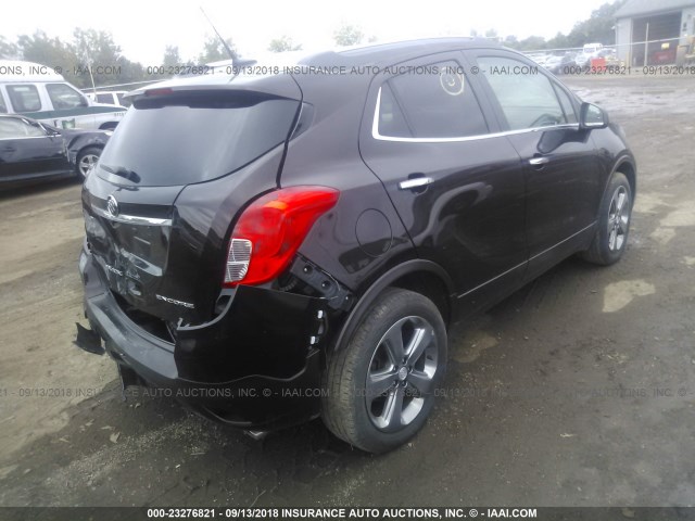KL4CJBSB8DB179915 - 2013 BUICK ENCORE CONVENIENCE 栗色 照片 4