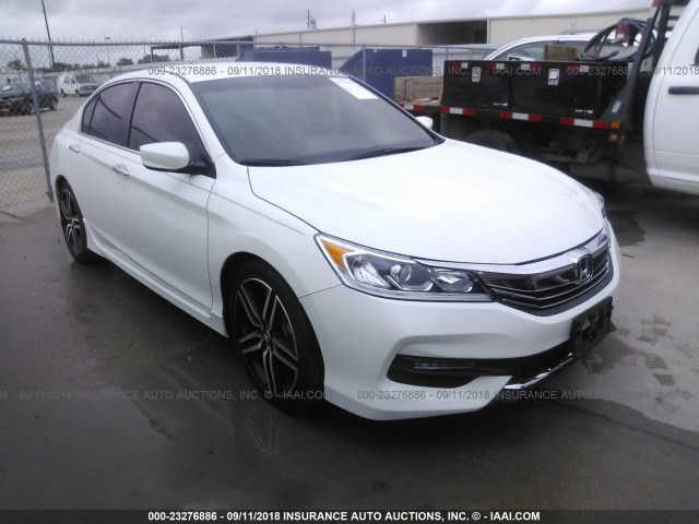 1HGCR2F12HA231665 - 2017 HONDA ACCORD SPORT SPECIAL EDITION WHITE photo 1