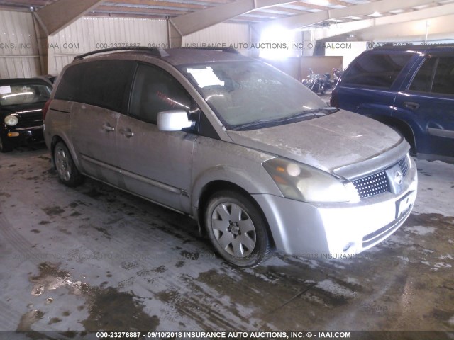 5N1BV28UX6N126578 - 2006 NISSAN QUEST S/SE/SL SILVER photo 1