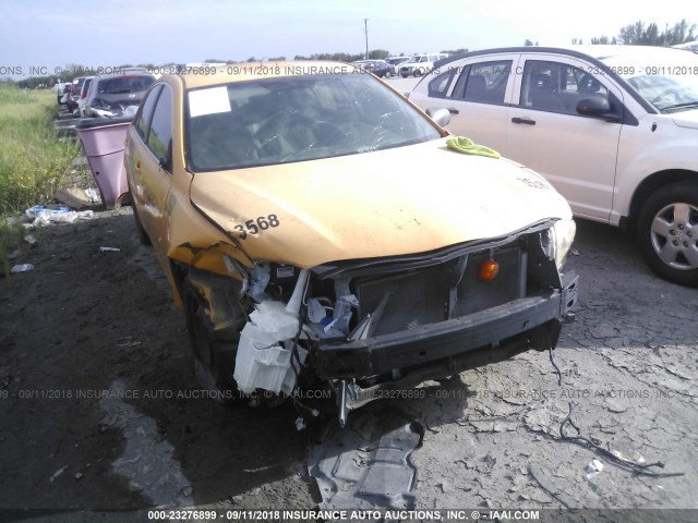 4T1BE46K39U918269 - 2009 TOYOTA CAMRY SE/LE/XLE YELLOW photo 6