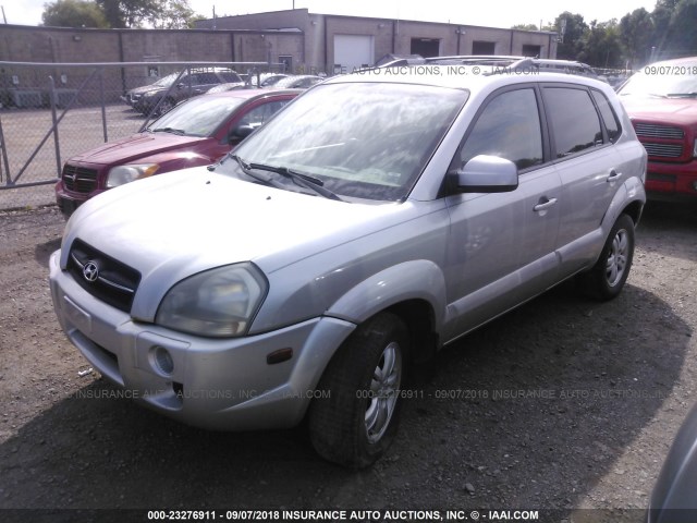 KM8JN12D87U482307 - 2007 HYUNDAI TUCSON SE/LIMITED SILVER photo 2