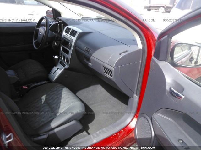 1B3HB28A19D211169 - 2009 DODGE CALIBER SE RED photo 5