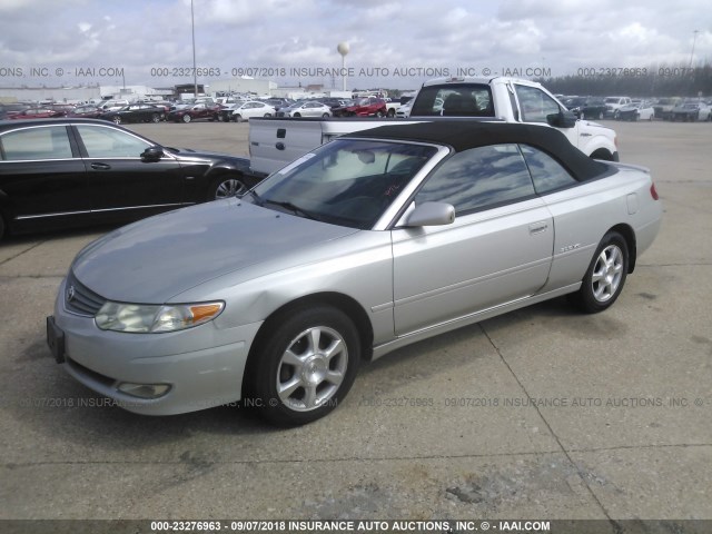 2T1FF28P93C606509 - 2003 TOYOTA CAMRY SOLARA SE/SLE Gümüş foto 2