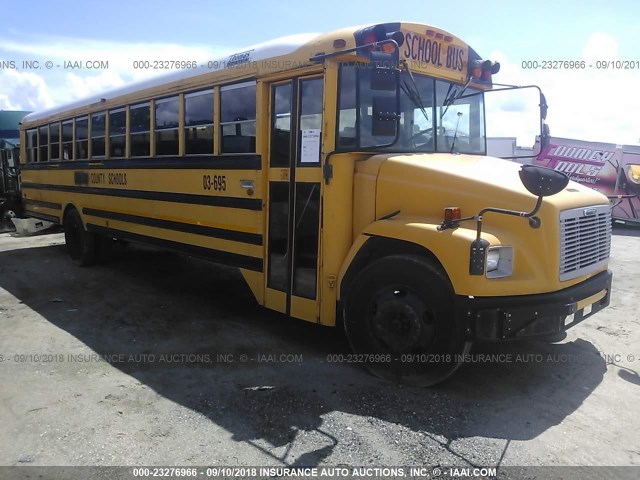 4UZAAXAK04CM13935 - 2004 FREIGHTLINER CHASSIS FS65 YELLOW photo 1