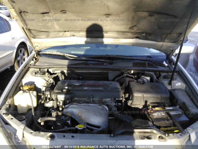 4T1BE32KX3U186195 - 2003 TOYOTA CAMRY LE/XLE/SE GRAY photo 10