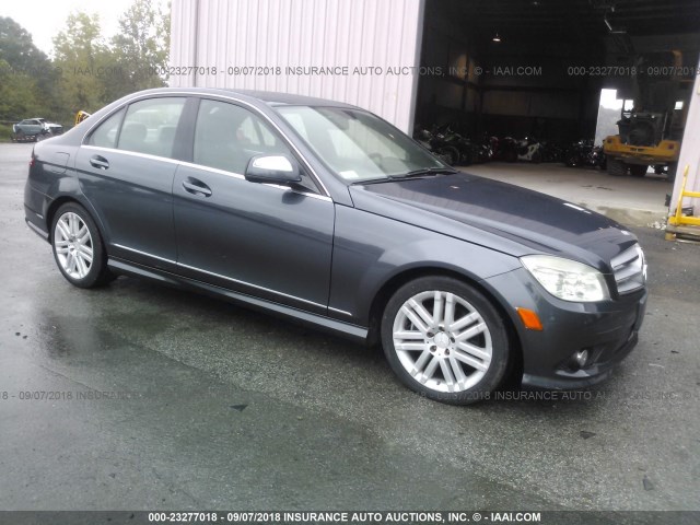 WDDGF81X58F124321 - 2008 MERCEDES-BENZ C 300 4MATIC GRAY photo 1