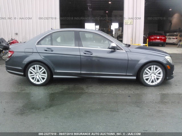 WDDGF81X58F124321 - 2008 MERCEDES-BENZ C 300 4MATIC GRAY photo 6