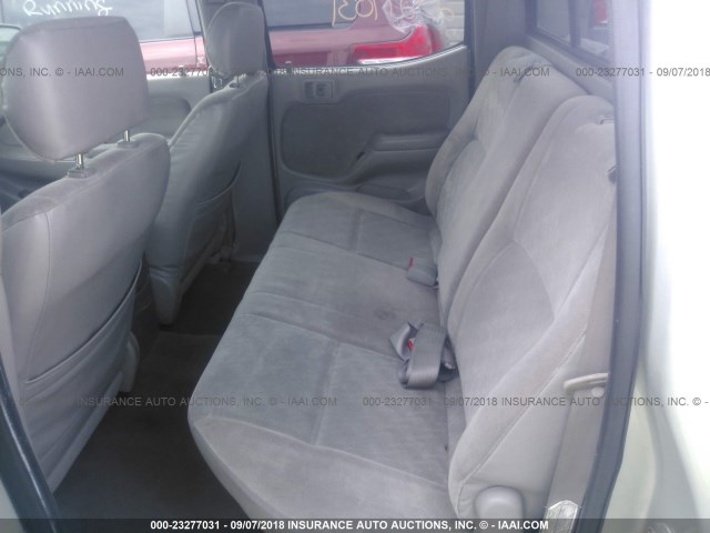 5TEHN72N64Z313274 - 2004 TOYOTA TACOMA DOUBLE CAB 银色 照片 8