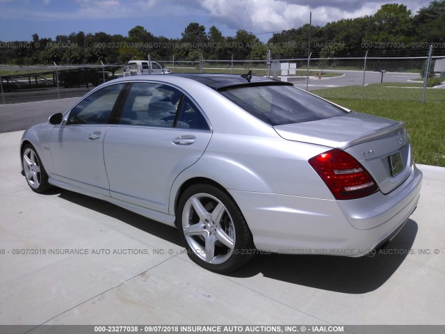 WDDNG77X39A271189 - 2009 MERCEDES-BENZ S SILVER photo 3