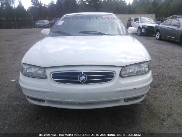 2G4WB52K521206949 - 2002 BUICK REGAL LS WHITE photo 6