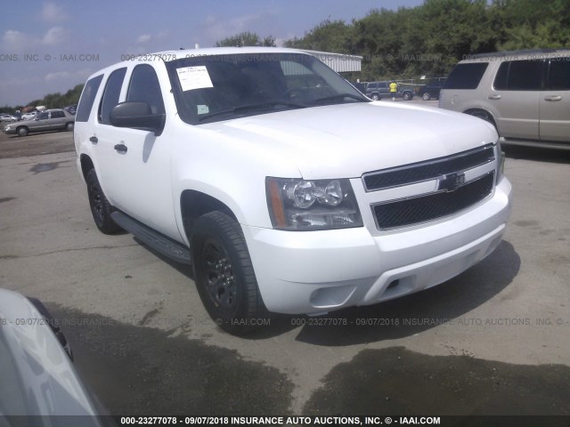 1GNMCAE01AR263321 - 2010 CHEVROLET TAHOE C1500  LS WHITE photo 1