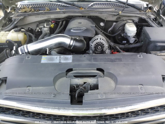 1GCEC19Z47Z135329 - 2007 CHEVROLET SILVERADO C1500 CLASSIC GRAY photo 10