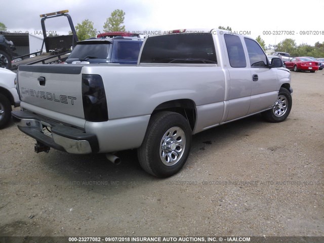 1GCEC19Z47Z135329 - 2007 CHEVROLET SILVERADO C1500 CLASSIC GRAY photo 4