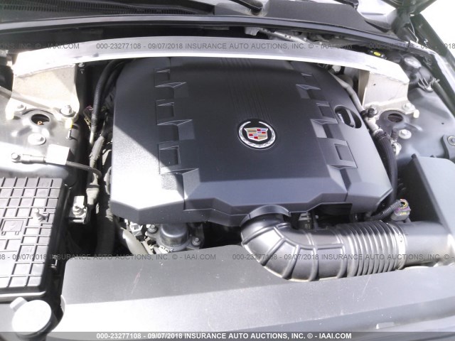 1G6DK5EG7A0107016 - 2010 CADILLAC CTS PERFORMANCE COLLECTION Серый фото 10