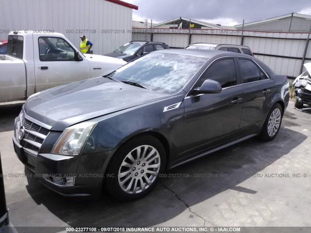 1G6DK5EG7A0107016 - 2010 CADILLAC CTS PERFORMANCE COLLECTION GRAY photo 2