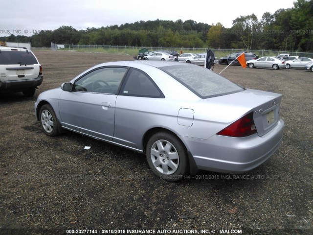 1HGEM22901L010000 - 2001 HONDA CIVIC SI/EX SILVER photo 3