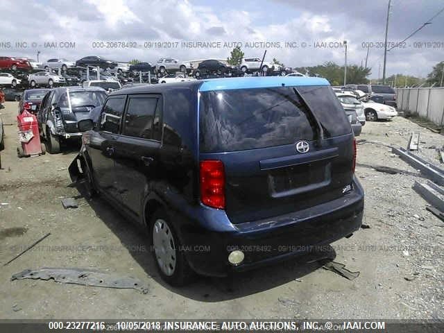 JTLKE50E581034836 - 2008 TOYOTA SCION XB Көк фото 3