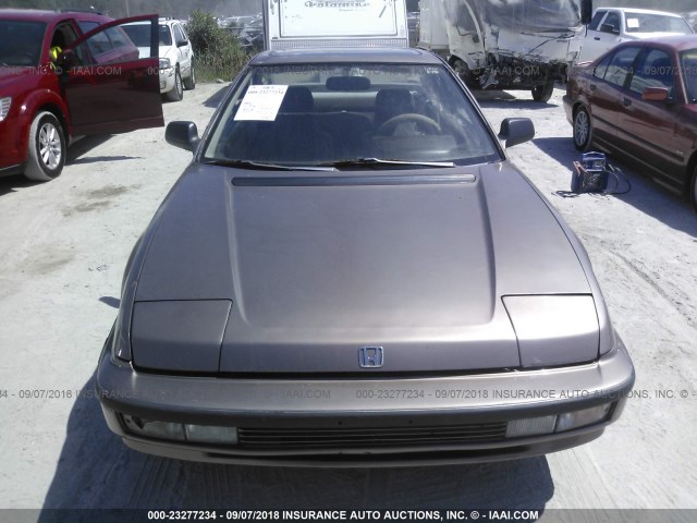 JHMBA4233MC012764 - 1991 HONDA PRELUDE SI BROWN photo 6