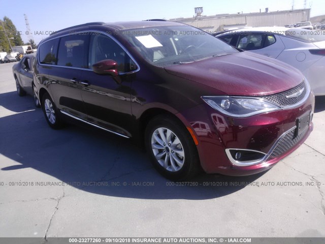 2C4RC1BG3HR642423 - 2017 CHRYSLER PACIFICA TOURING L BURGUNDY photo 1