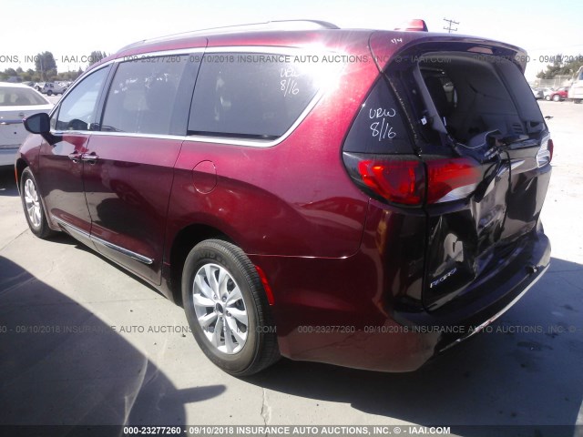 2C4RC1BG3HR642423 - 2017 CHRYSLER PACIFICA TOURING L Բորդո լուսանկար 3