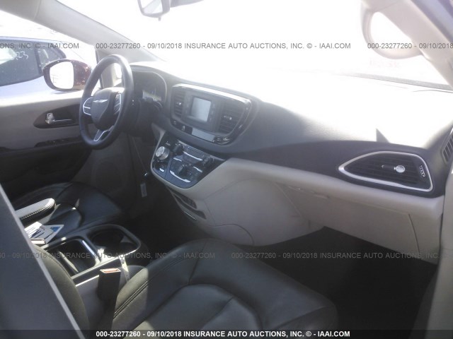 2C4RC1BG3HR642423 - 2017 CHRYSLER PACIFICA TOURING L Բորդո լուսանկար 5
