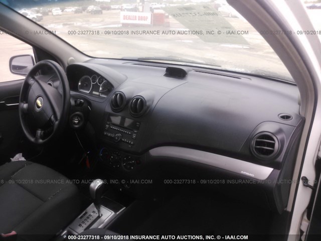KL1TD56E39B614616 - 2009 CHEVROLET AVEO LS/LT 白色 照片 5