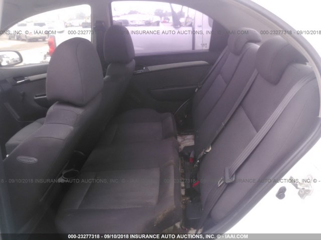 KL1TD56E39B614616 - 2009 CHEVROLET AVEO LS/LT 白色 照片 8