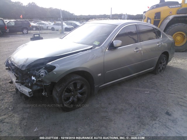 JNKAY01F96M256766 - 2006 INFINITI M35 SPORT GRAY photo 2