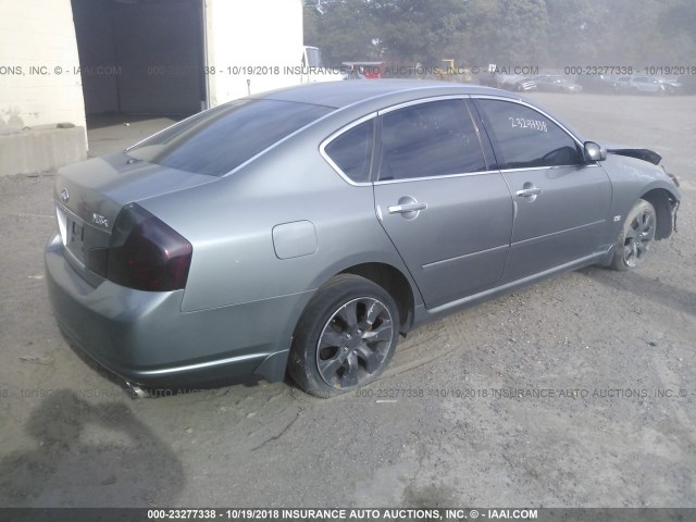 JNKAY01F96M256766 - 2006 INFINITI M35 SPORT GRAY photo 4