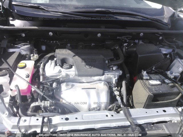 2T3WFREV1JW447807 - 2018 TOYOTA RAV4 ADVENTURE/XLE 银色 照片 10